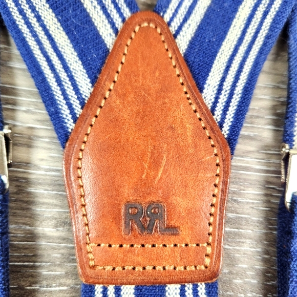 Ralph Lauren Double RL Other - Rare RRL suspenders. Leather
